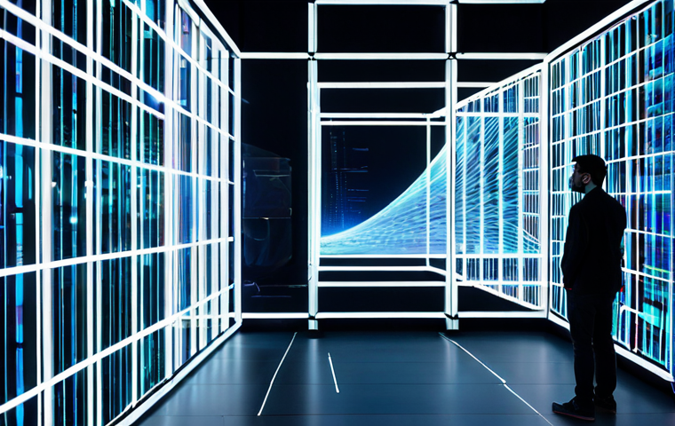 로봇과 기계적 평등의 윤리적 쟁점 - **Prompt:** A visually stunning depiction of advanced AI creativity. In a futuristic, minimalist stu...