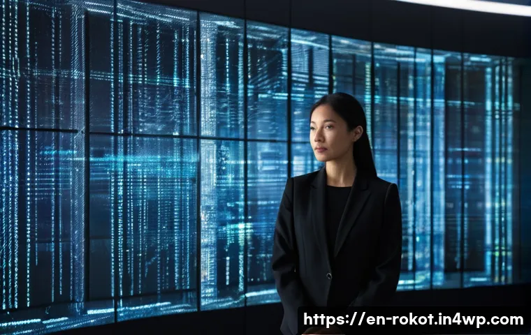로봇의 의사결정에서의 윤리적 책임 - **Prompt:** A diverse professional (e.g., a woman in business attire, mid-30s, with a thoughtful exp...